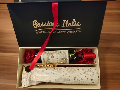 Passione Italia Wein Terre Di Mario  Geschenkset in edlem Karton 13%  750 ml