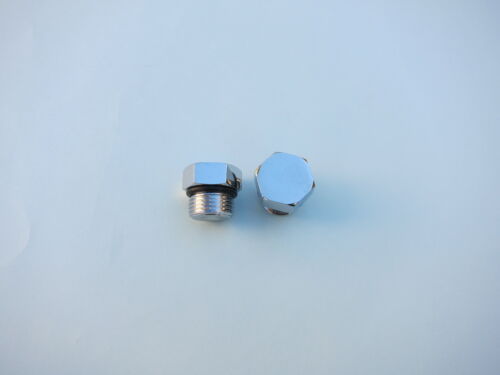 Lowrider Hydraulics 2 pieces Boss O ring (#8) plug for Adex, Adel dump, chrome, - Picture 4 of 4