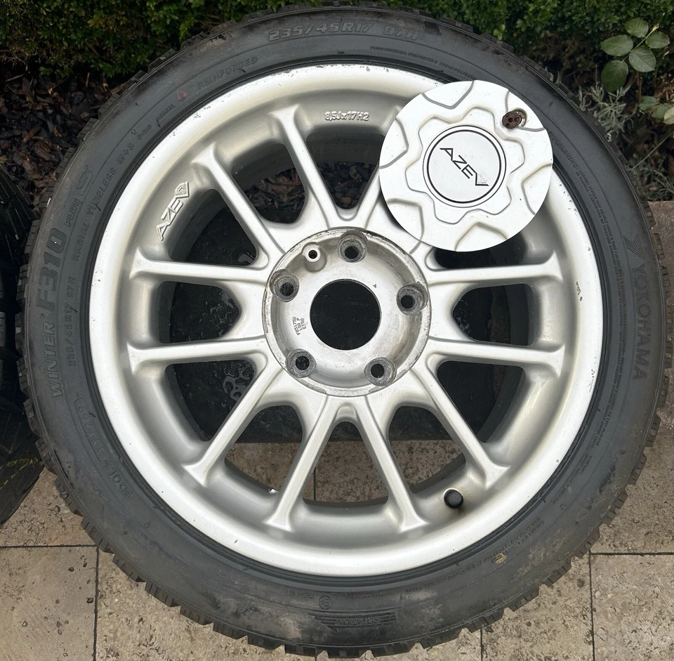 AZEV BY SM Zbh Porsche 911 993 986 964 Felgen 7,5 + 8,5 X 17 rim 112 Rad - Bild 2 von 4