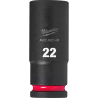 "Milwaukee Schlagnuss Langnuss 22 Mm 1/2\" F Schlagschrauber Sechskant Stecknuss"