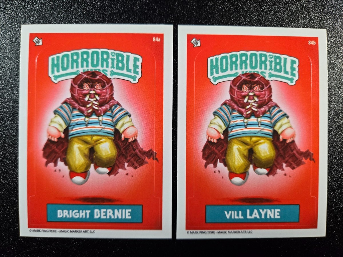 Brightburn James Gunn Horrorible Kids 2 Card Set Garbage Pail Kids