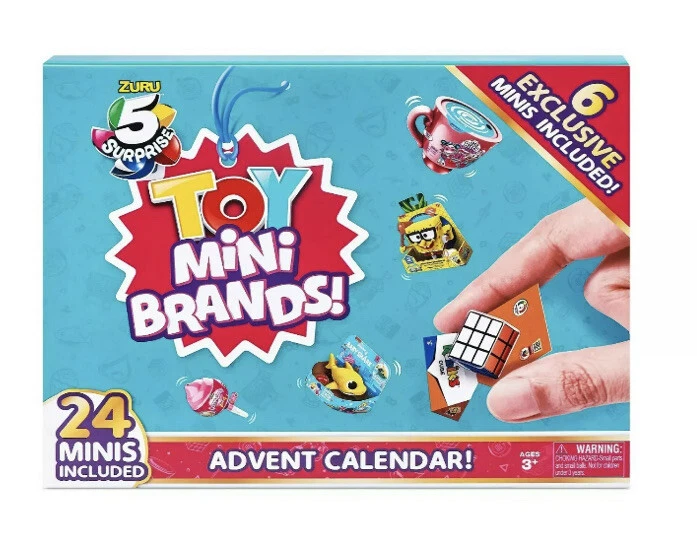 NEW Zuru 5 Surprise TOY MINI BRANDS Advent Calendar with 24 Surprises *IN  HAND* 193052022400