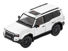 2024 Toyota Land Cruiser Prado RHD - White 1:64 Scale Model - GCD KS-075-423