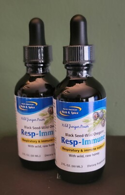 2 Pack, North American HERB & Spice, Resp-Immune, 2 fl oz Each Free SHIP