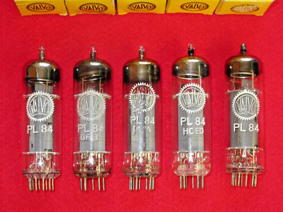 1x PL84 VALVO NOS NEU Röhre geprüft Tube NEW Valve 15CW5 Valvula Valvola Tutto