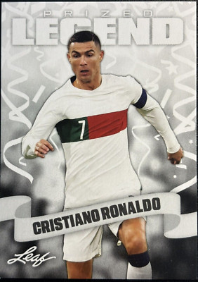 CRISTIANO RONALDO SAUDI ARABIA 2023 LEAF PRIZED LEGEND #03 SOCCER CARD FREE SHIP