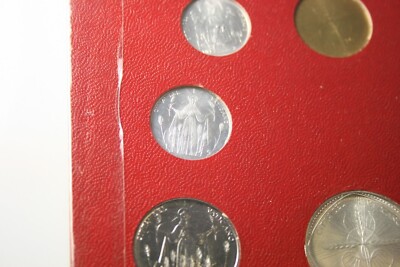 Vatican City 1968 Souvenir Coin Set MCMLXVIII ANNO VI - One Silver