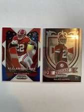 NAJEE HARRIS 2021 Panini Prizm All American red white blue rookie card & crusade