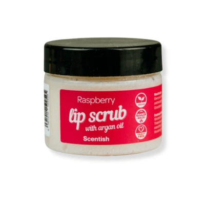 SCENTISH Raspberry Lip Scrub Helps Exfoliate Your Lips With Raspberry Taste And Scent