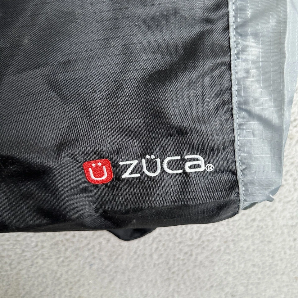 Zuca Stuff Bag 17 Length Ripstop Nylon Black Gray Travel Tote - Image 4 of 4