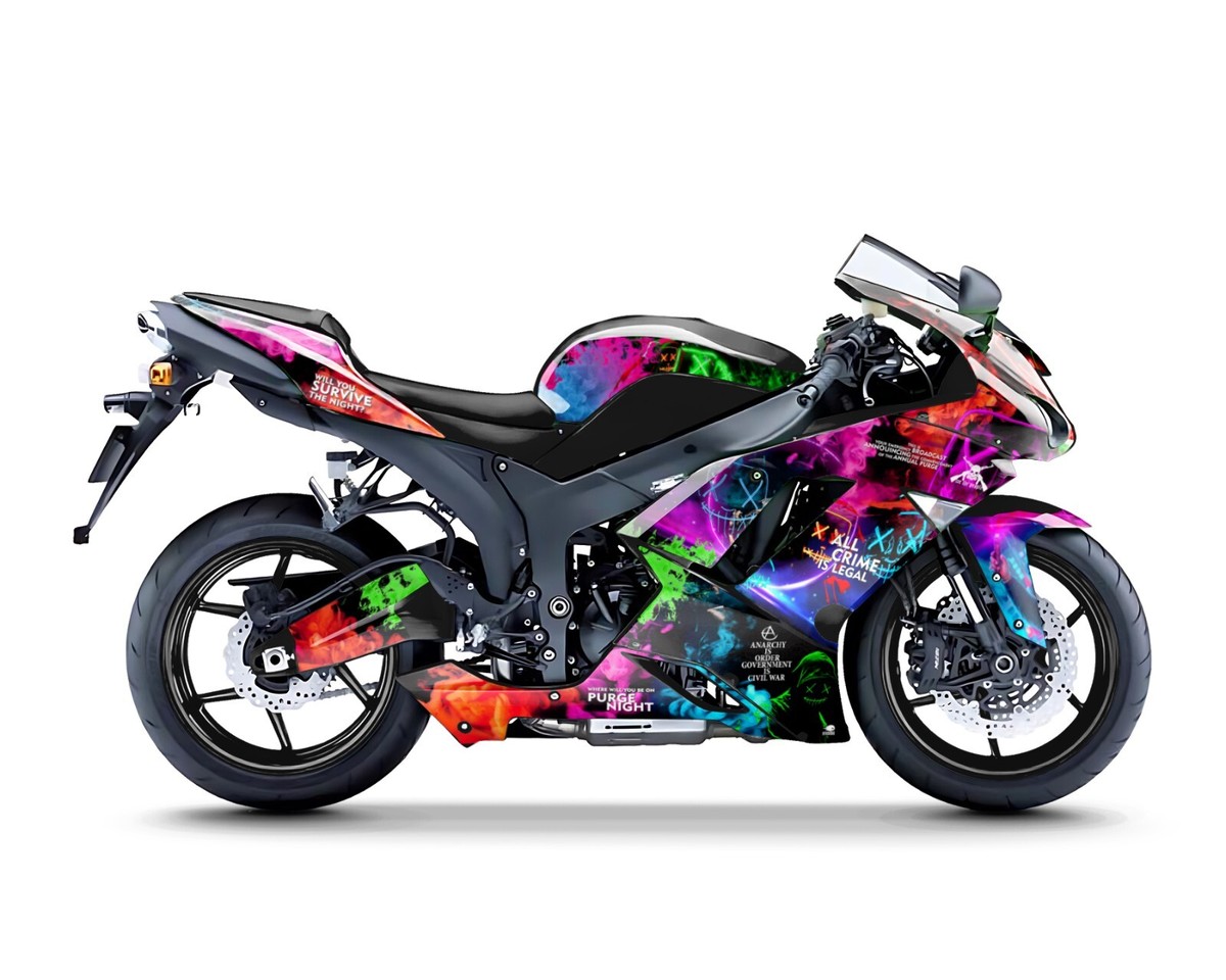 Purge Graphic Kit For ZX-6R 2007-2008 | eBay