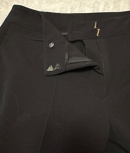 Rafaella Black High-Rise Dress Pants Polyester Rayon Blend Women's Size 14-READ - Picture 12 of 14