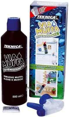 Igienizzante sanificante rimuovi muffa antimuffa alghe muschi 500 ML TEKNICA