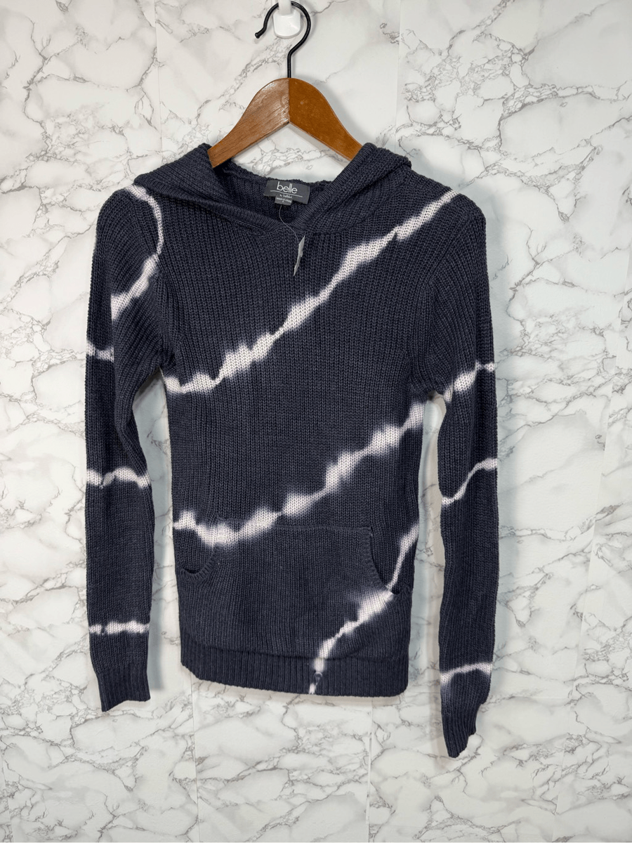 Belle by Belldini Women's Sweater sz S Hoodie Tie Dye NEW #G37