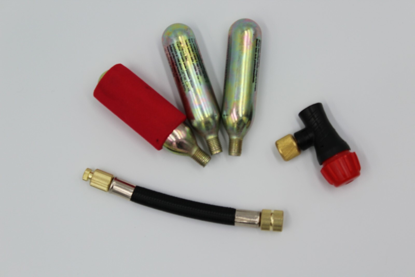 Kit Riparazione Pneumatici Moto Set Portatile Ripara Gomme Bomboletta Co2 Auto  - Miniatura 10