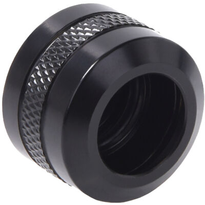Alphacool Eiszapfen PRO 13mm HardTube Fitting G1/4 - Deep Black, Verbindung