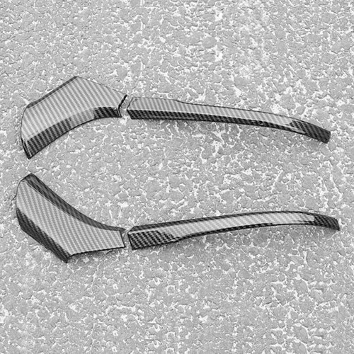 Carbon Fiber Exterior Side Rear View Mirror Trims Fit For Toyota RAV4 2019 2020 - Picture 4 of 5