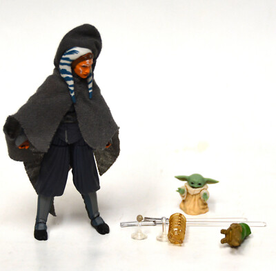 Loose Ahsoka Tano & Grogu Deluxe Star Wars Mandaloria 3 3/4'' 2022 Vintage Figure