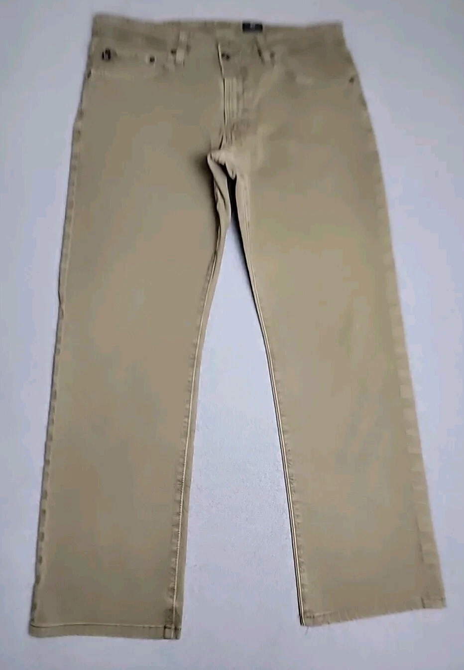 AG Adriano Goldschmied Pants Mens 34x32 (36x28) Graduate Brown Mid Rise Stretch