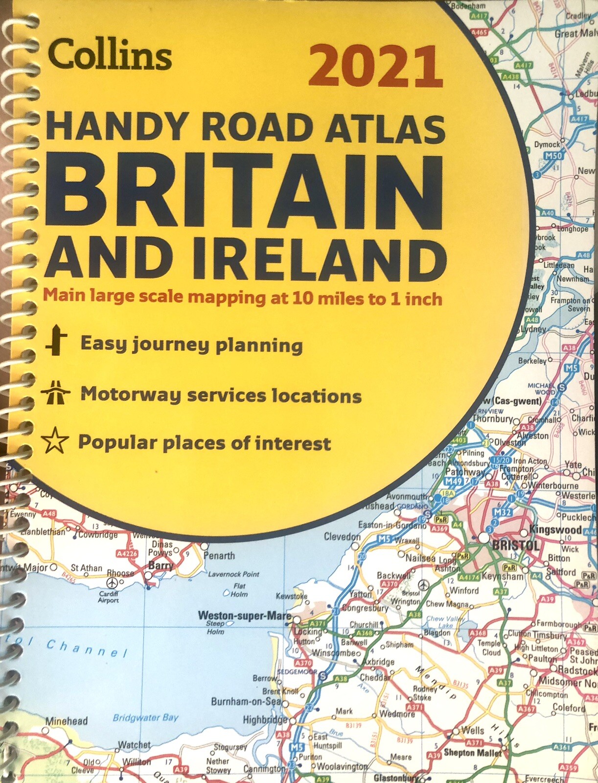 Handy Road Atlas Britain and Ireland, Collins 2021