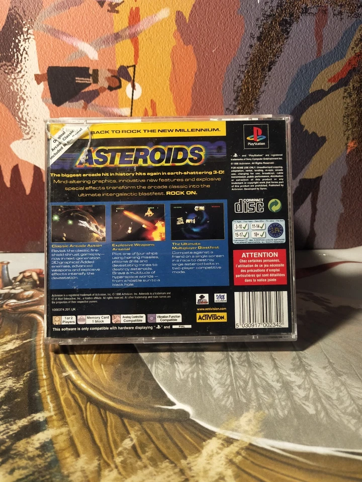 Asteroids PS1 Sony Playstation PAL - Image 3 of 4