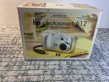 Vintage Hp Photosmart 612 MPDigital Camera With 2x Optical Zoom w/2002 Reciept