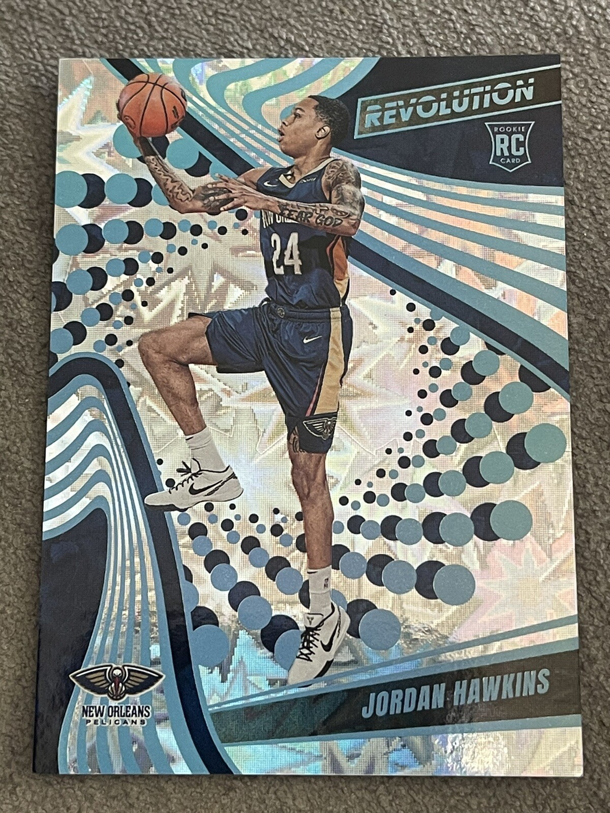 Jordan Hawkins 2023-24 Panini Revolution #116 Impact Rookie Parallel #/149