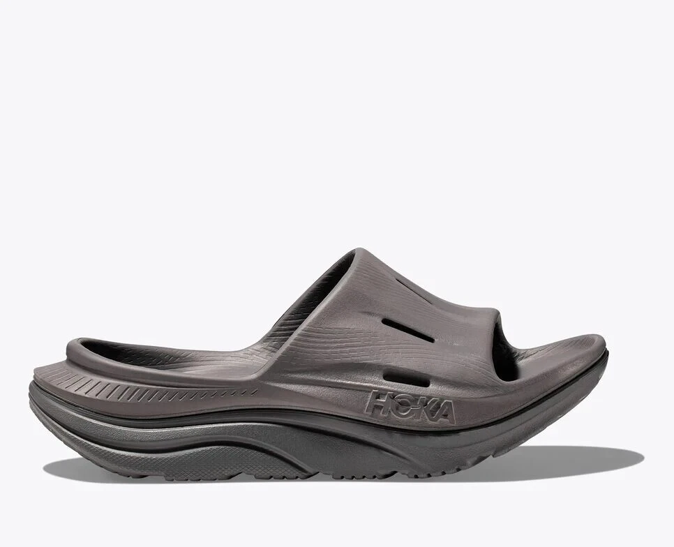 HOKA ONE ONE UNISEX ORA RECOVERY SLIDE DA UOMO 3 GRIGIO