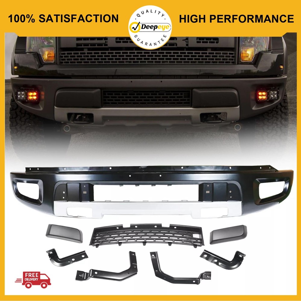Ford F150 SVT Raptor 2010-2014 8-Piece Front Bumper Guard Cover Set