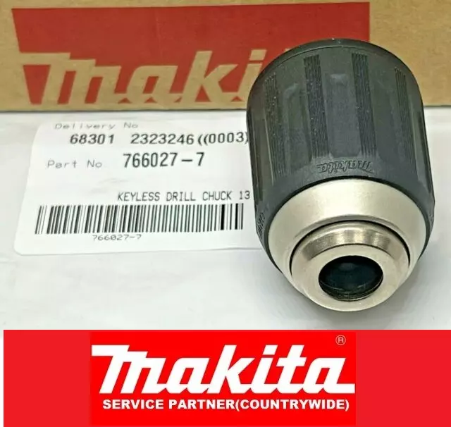 Genuine Makita Keyless Drill Chuck 13 Suitable DHP456 DHP484 DDF446 484 DDF482