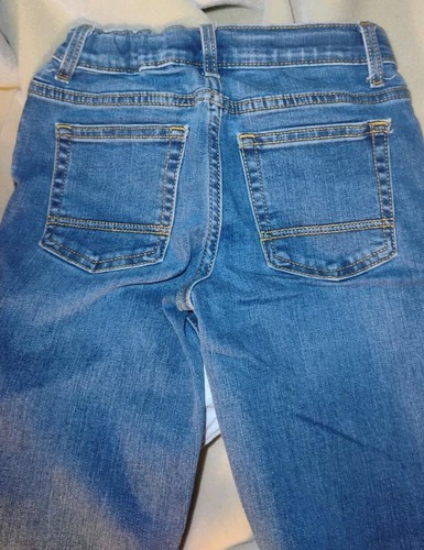 Cat & Jack Straight Blue Jeans with Stretch - Picture 4 of 5