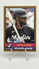 2025 Topps Heritage Baseball - Otto Lopez #258 SP Border 76 68/76