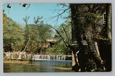 Alpine Alabama AL Kymulga Mill Covered Bridge Chrome Postcard 1960s