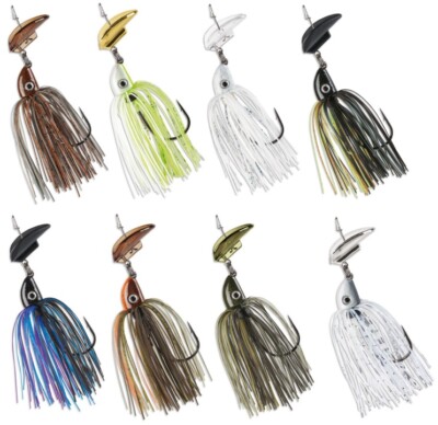 Terminator 3/8oz Shudder Bait Vibrating Bladed Swim Jig Fishing Lure VMC