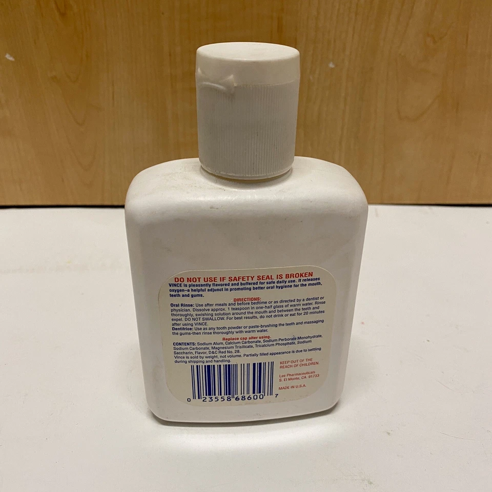 Enjuague oral y dentífrice Vince Gum & Mouth Care 4 oz ORIGINAL Foto 2 de 3