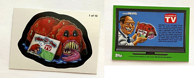 2013 TOPPS WACKY PACKAGES SERIES 10 PILLOW PEST SCREAMED ON TV