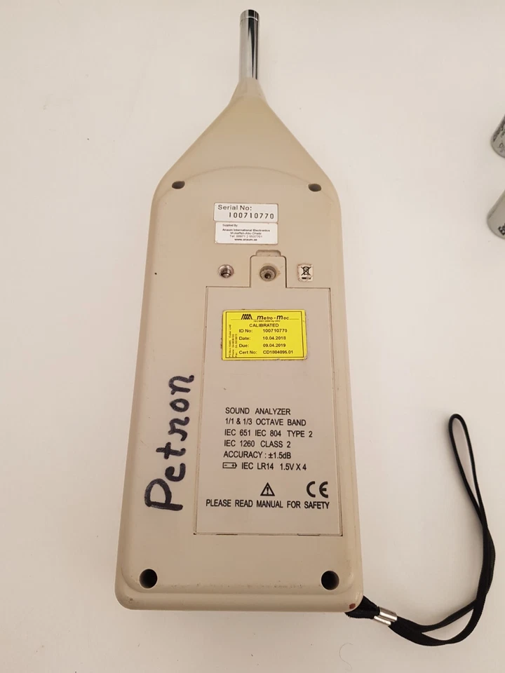 Extech 407790 Echt Zeit Octave Band Analysator - Bild 4 von 4