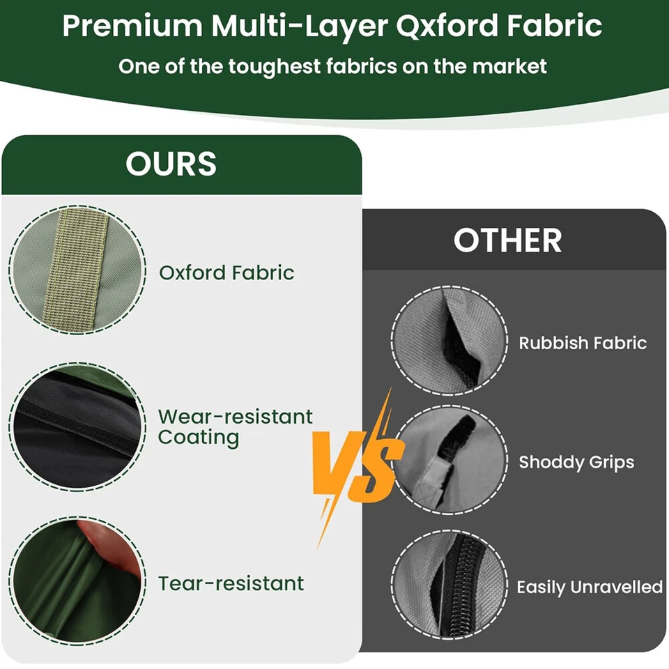 Large Christmas Tree Storage Bag Container for 7/9/10/12ft Xmas Tree with Handle - Image 4 of 4