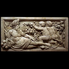 Zeus and Eroses plaque Sculpture Replica Reproduction