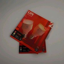 SEALED NEW LIFX Color A19 1100 lumens Wi-Fi Smart LED Light Bulb 2pk Of 2-6 Bulb SEALED NEW LIFX Color A19 1100 lumens Wi-Fi Smart LED Light Bulb 2pk Of 2-6 Bulb - Image 1