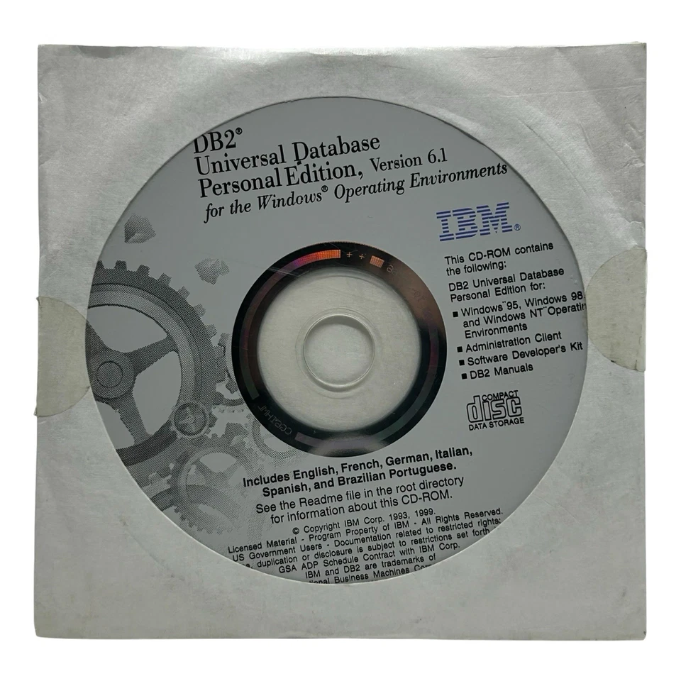 IBM VisualAge for Java Entry Enterprise Edition & DB2 Universal Database 6.1 - Image 2 of 2