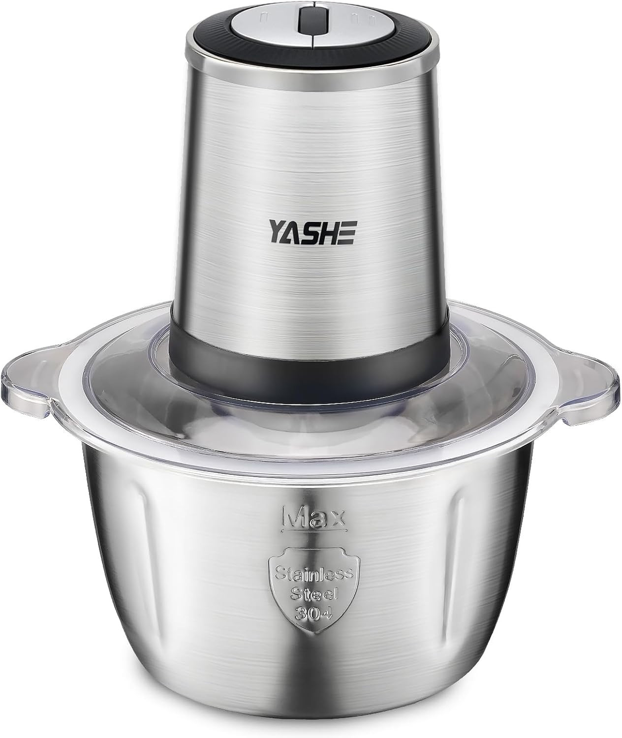 Tritatutto Elettrico 500W, Robot Da Cucina Con Ciotola in Acciaio Inox Da 1,8L,