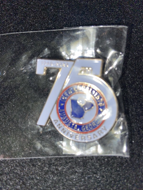 IBEW LU 1579-75th Anniversary Pinback Large MIP  