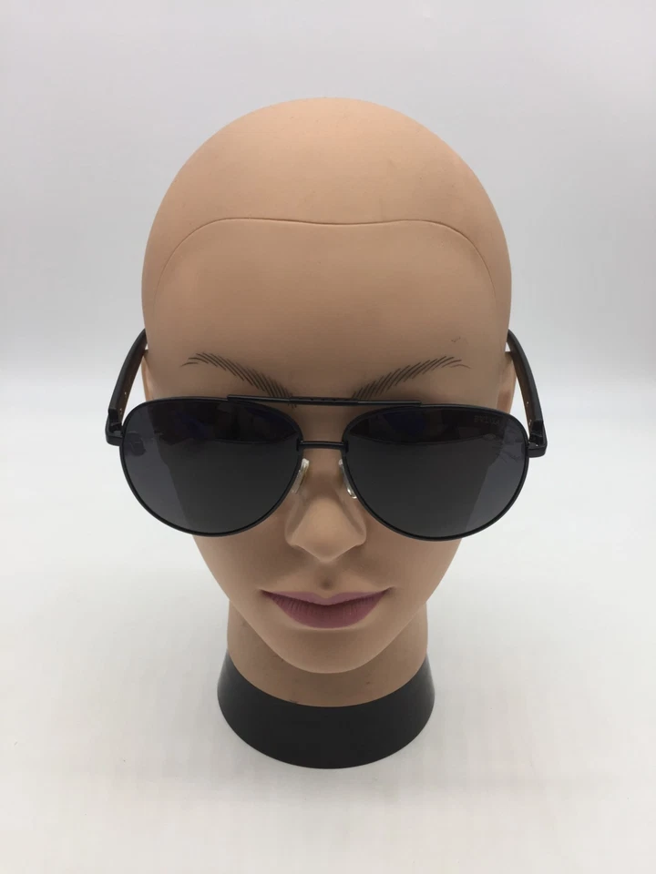 BVLGARI Designer Black Aviator Frame Sunglasses 61-15-138 Black Lens - Image 2 of 4