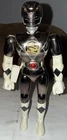 Vintage Bandai Power Rangers Metallic Armor Black Ranger 8” Figure 1995