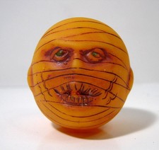 Vintage 1980s Rubber 1.75" Mummy Squirt Ball