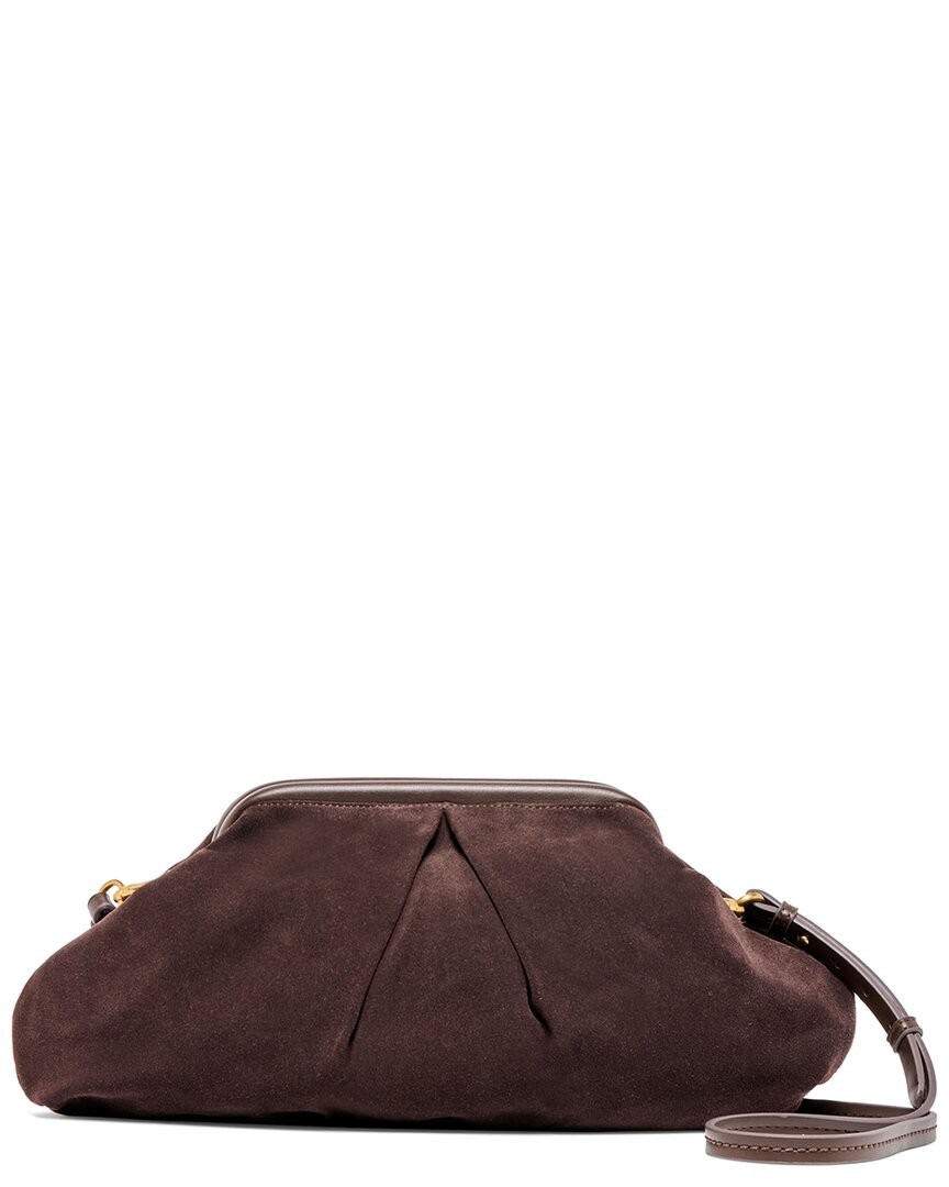 Dolce Vita Sahara Suede Clutch Womens Brown 23390₽