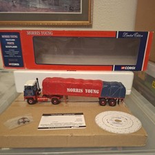 CORGI CC12609 SCAMMELL CRUSADER SHEETED FLATBED 1.50. MORRIS YOUNG PERTH (46)