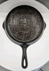 Vintage GRISWOLD Cast Iron Skillet #6 LARGE BLOCK LOGO Sits Flat No Wobble