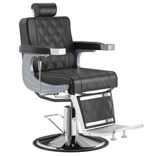 Reclining Barber Chair 360  Swivel Hydraulic Stylist Chair for Hair Salon Beauty